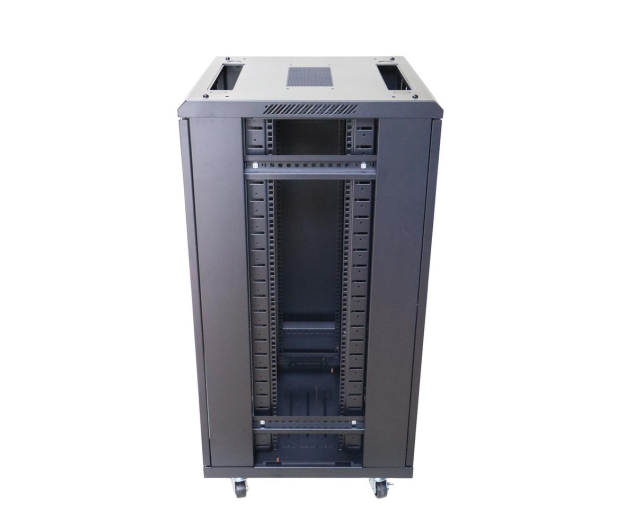 Extralink Szafa rack 27U 600x600 czarna stojąca EX.14749 - 598517 - zdjęcie 5